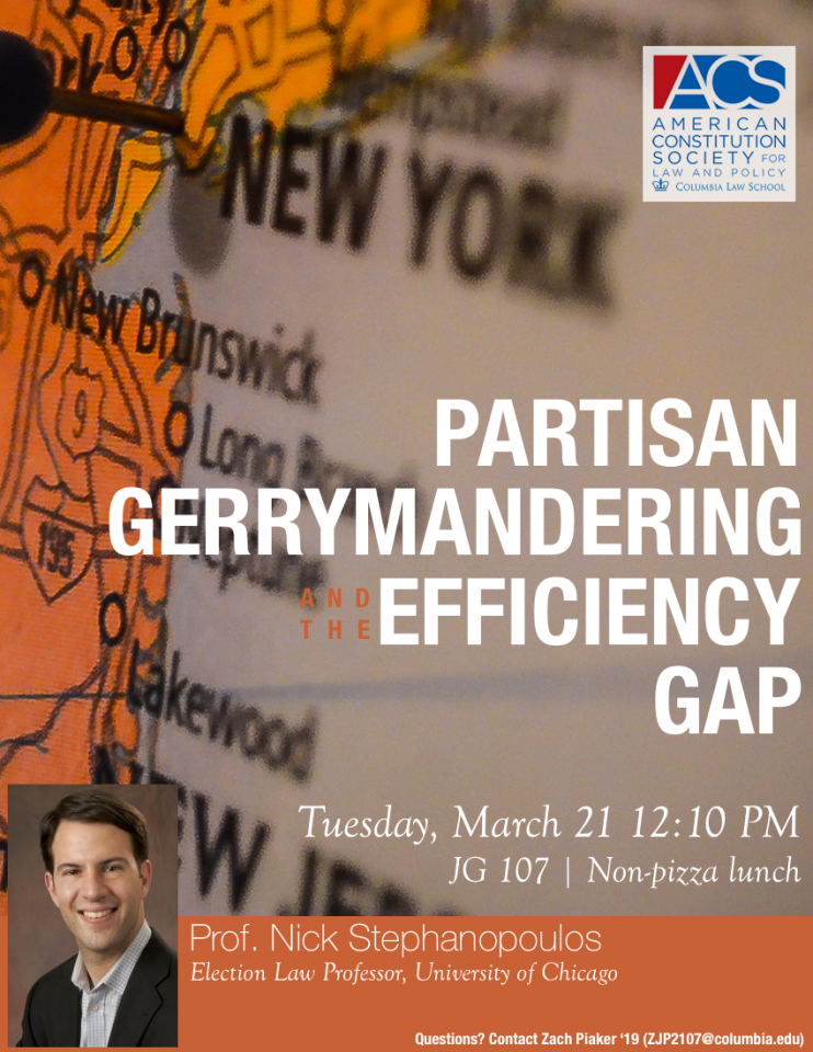 Partisan Gerrymandering and the Efficiency Gap with Prof. Nick Stephanopoulos