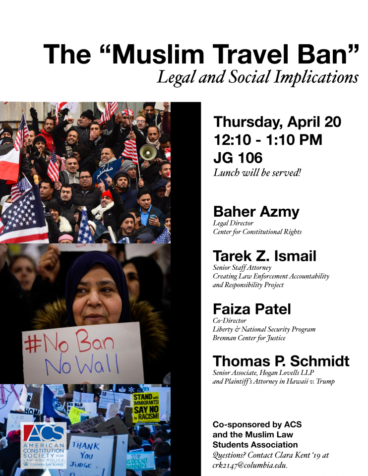 The "Muslim Travel Ban": Legal and Social Implications