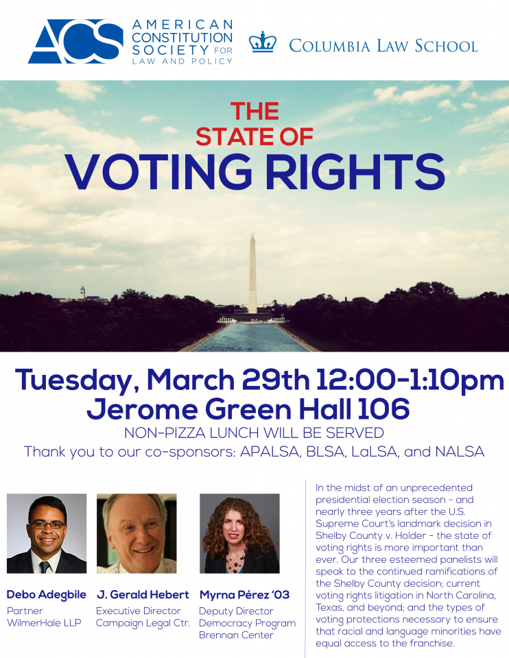 The State of Voting Rights