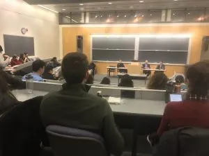 people in classroom