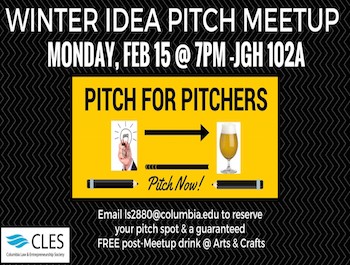 winter idea pitch meetup