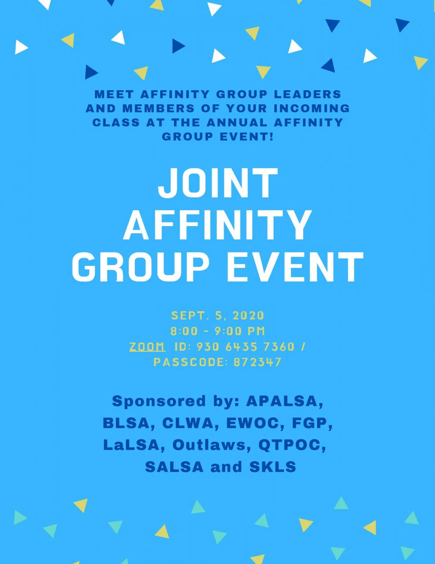 Affinity Group Barbecue Flyer