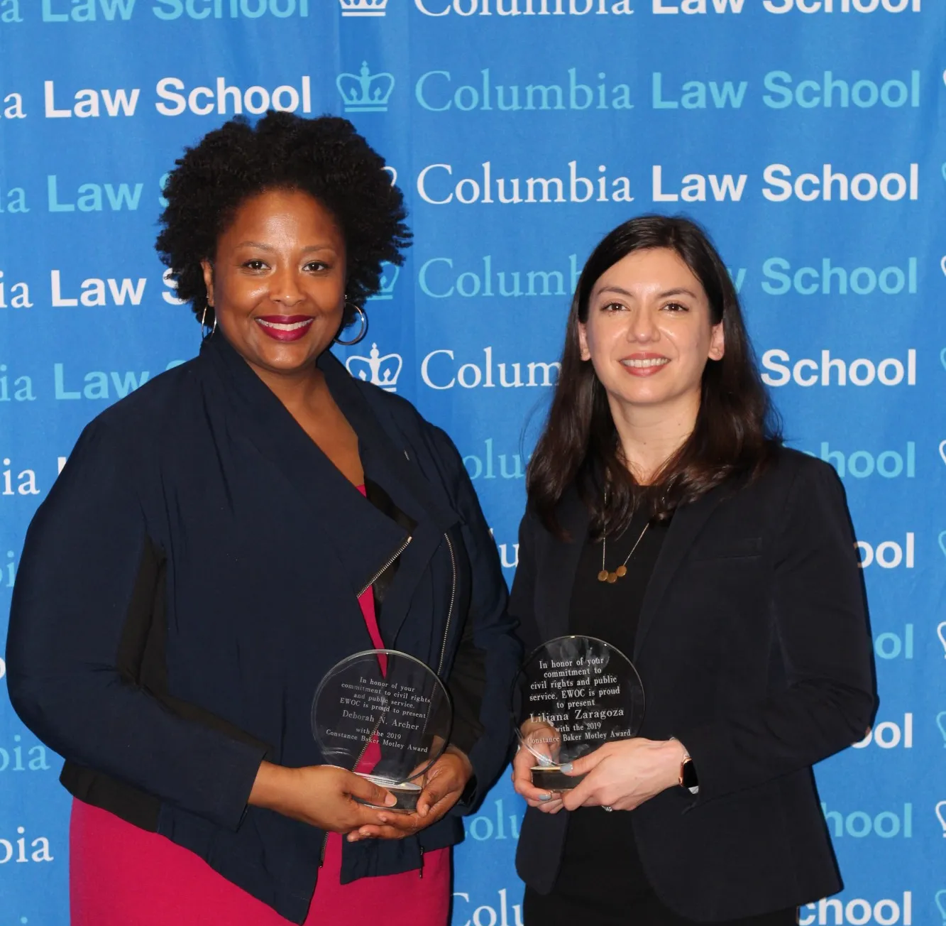 2019 Gala Honorees: Deborah Archer (left) and Liliana Zaragoza (right)