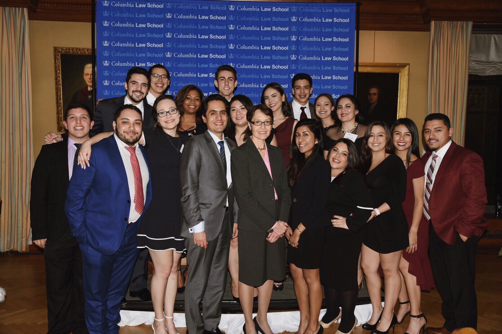 E-Board members with our three honorees