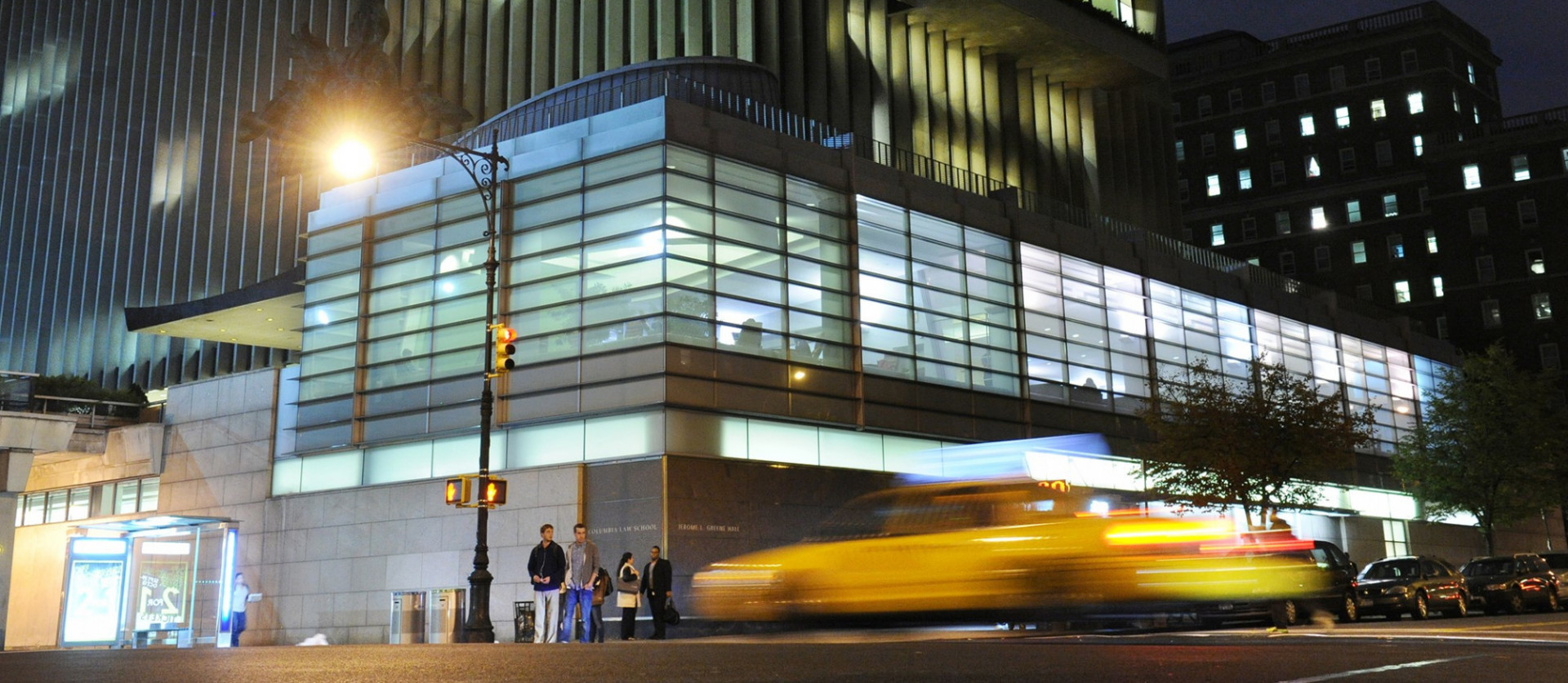 Exterior of Jerome Greene Hall