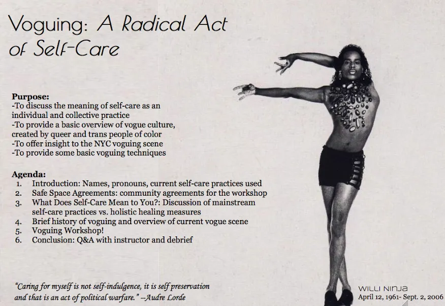 QTPOC’s Voguing Workshop