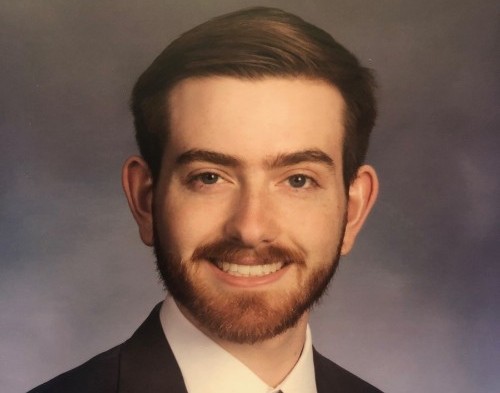 Photo of Andrew Mange '22. Photo used with permission.